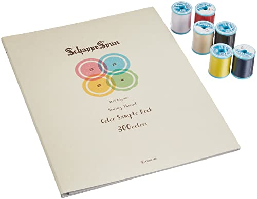 【Amazon.co.jp 限定】 フジックス シャッペスパン 見本帳 ミシン糸 60番 200m巻 6色 セット F90780-Sのサムネイル