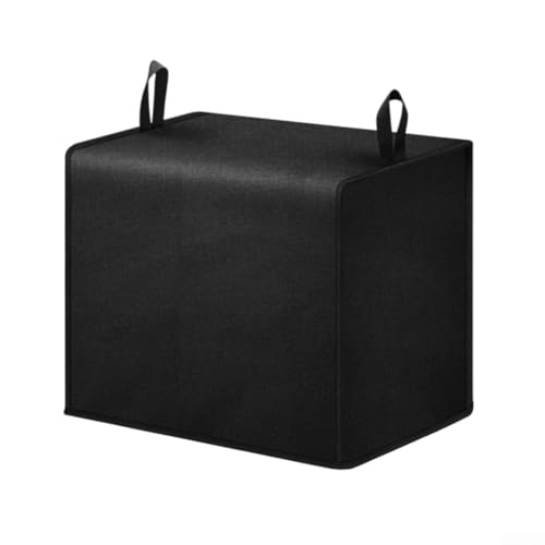 Funda compatible con horno tostador de convección TOA60 y freidora de aire con diseño plegable de nailon resistente al calor y lámina de aluminio para un fácil almacenamiento
