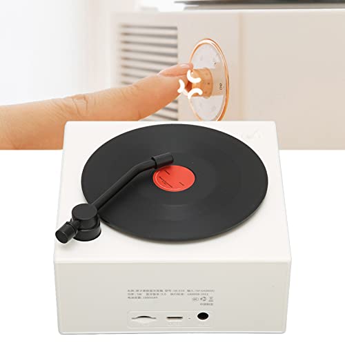 Haut-Parleur de Tourne-Disque Rétro, Haut-Parleur de Style Classique à L’ancienne avec 3 Modes D’entrée pour la Décoration de Bureau à Domicile (Blanc) - Les Beatles, Paul McCartney, John Lennon, RIngo Starr, George Harrison Haut-Parleur de Tourne-Disque Rétro, Haut-Parleur de Style Classique à L'ancienne avec 3 Modes D'entrée pour la Décoration de Bureau à Domicile (Blanc) – Image 4