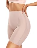 1. Tejido Transpirable de Fajas Reductoras Mujer: Fabricado con una mezcla de 52% Nailon y 48% Elastano, este tejido de malla fresco y transpirable ofrece elasticidad y soporte mientras previene irritaciones y rozaduras. El innovador diseño con orificios de ventilación garantiza una comodidad seca todo el día, haciendo que estos shorts modeladores de cintura alta sean ideales para el verano sin sudor ni molestias. Un componente clave de las fajas reductoras mujer más cómodas.
