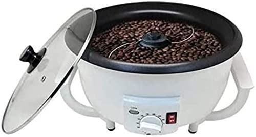 Tostatrice per caffè Tostatrice per Chicchi di caffè 220V Tostatrice per caffè con Rotazione a Tamburo elettrica per Uso Domestico in Acciaio Inossidabile