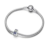 Pandora Moments Himmlische Sonne, Stern & Mond Clip-Charm aus Sterling Silber mit Cubic Zirkonia, Kompatibel Moments, 792681C01