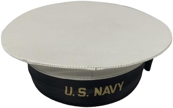 WWII U.S. Navy Sailor Cap, Gray and Black