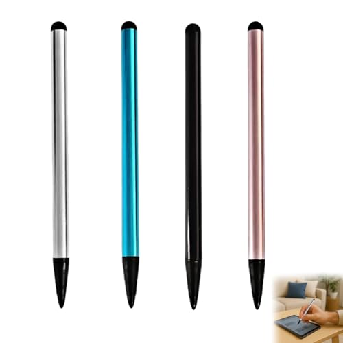keyxer Pack de 4 Stylets Tactiles Universels pour Tablette - Stylo pour Tablette Tactile Ultra - Précis, conçus pour Une expérience de Navigation...