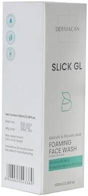 Dermacan Slick GL Foaming Face Wash (100 ml)
