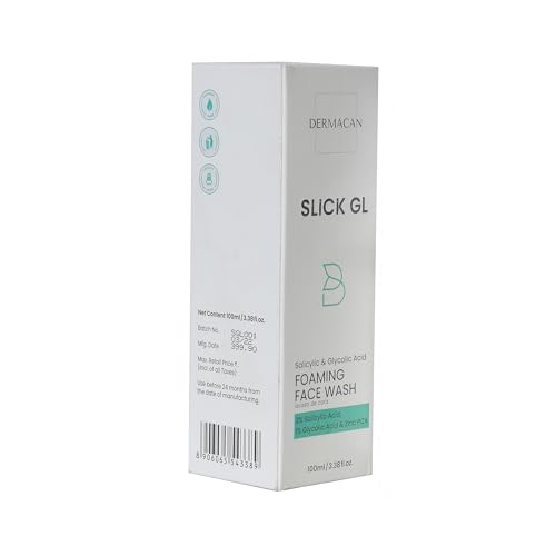 Dermacan Slick GL Foaming Face Wash (100 ml)