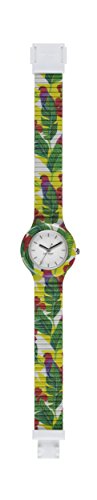 Hip Hop, Collezione Jungle Forever, Orologio Donna In Cinturino In Silicone, Sfere Silver, Pratica Chiusura, Cassa 32Mm, Movimento Solo Tempo 3H Miyot