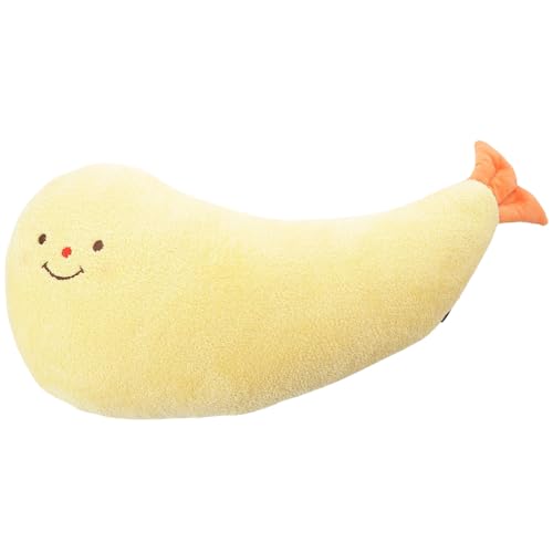 HAPiNS ハピンズ 抱き枕 エビフライ かわいい ふわふわ もっちり 食べ物 クッション BIG ぬいぐるみ 可愛い 全長86cm 添い寝枕 面白いギフト プレゼント 特大 迫力満点 インパクト大 柔らかい 大きいサイズ インテリア クッション