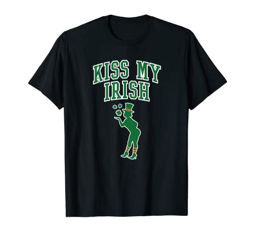 Kiss My Irish San Patrick Day Camiseta