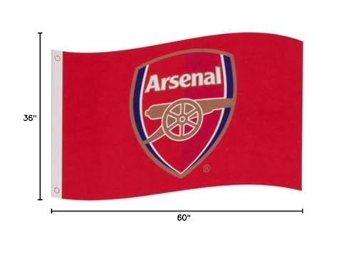 Arsenal F.C. Flag CC, 5ft x 3ft