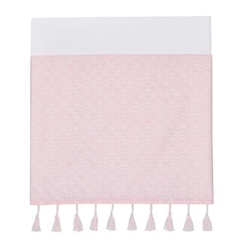 Nojo Keep Blooming Pink, White, Purple And Gold Woodland "Keep Blooming Sweet Girl" 4 Piece Nursery Crib Bedding Set - Comforter, 100% Cotton Fitted Crib Sheet, Crib Skirt, And Storage #TOP3