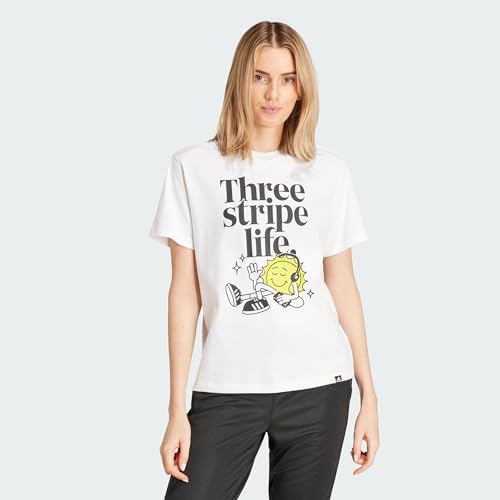 T-Shirt Graphique Adidas à Manches Courtes Idéal pour Votre Routine Active de Femme