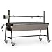 Titan Attachments Rotisserie Grill Roaster Stainless Steel 13W 88LBS capacity BBQ charcoal pig