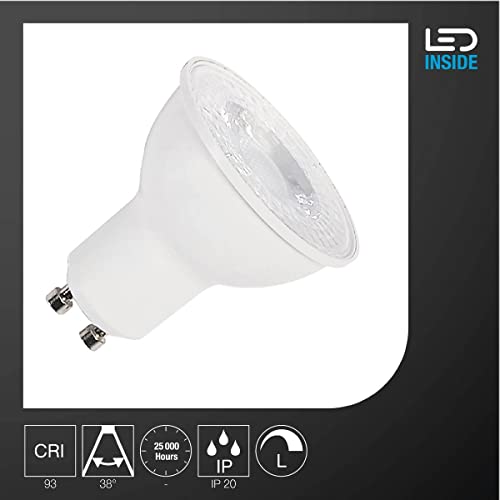 SLV LED lamp LED Bulb QPAR51 / Bulb, lamp, LED / GU10 4000K 6W 490lm White dimmable 38 Degrees - Image 2
