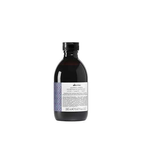 DAVINES 881-59053 Alchemic Shampoo Silver 280 ml for adults, built for healthy-looking hair care and styling, 280 ml, silver