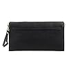 AOSSTA Womens Clutch Bag Large Envelope Clutch Bag For Women Crossbody Wedding Party Evening Bag (Grey Dark) #4