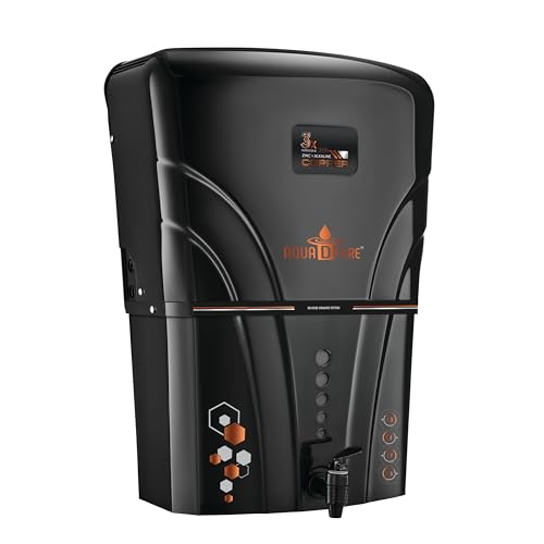 AQUA D PURE 12 Litre Ro Water Purifier With Bio Copper Zinc Alkaline Filter Technology With Uv, Uf, Tds Adjuster And Fully Automatic Function | Suitable For All Type Water Supply