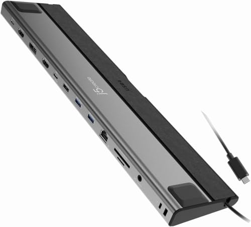 Docking Station USB4 j5create JCD554-N Hub de Puertos Gris para Laptop