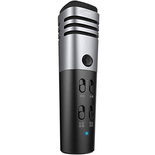 Mikrofon Handy-Mikrofon mit Soundkarte Singen Home Recording Weizen Live-Ausrüstung gewidmet (Color : C)