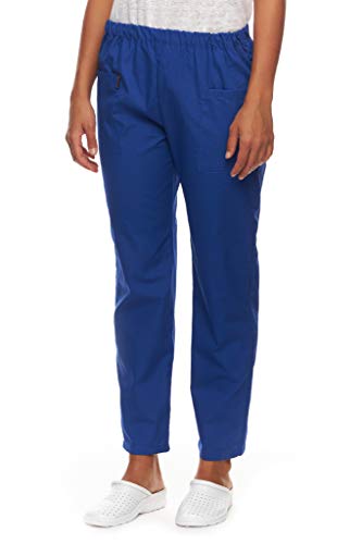 Mazalat, Damesbroek, medische slipbroek, medische schrobbroek met elastische tailleband, op broek, ziekenhuis, ziekenhuis, kliniebroek, bakkersbroek, verzorging beroepskleding, werkkleding.