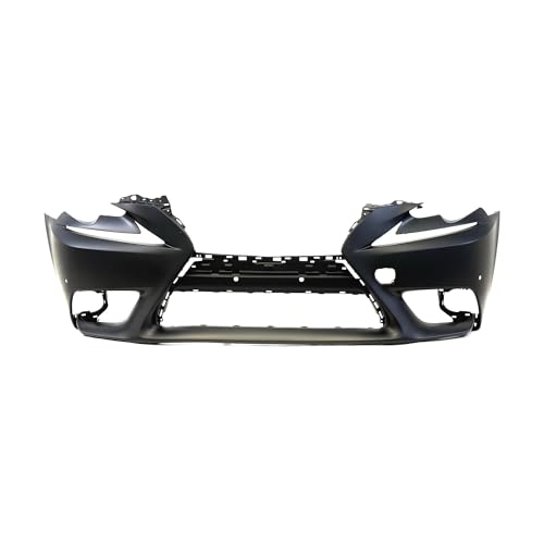 Image of FitParts Compatible with Lexus IS250 /350 2014-2016 Front Bumper Cover | Primed, With Parking Sensor Holes, Sedan, Ready to Paint, OEM 521195E913, LX1000263