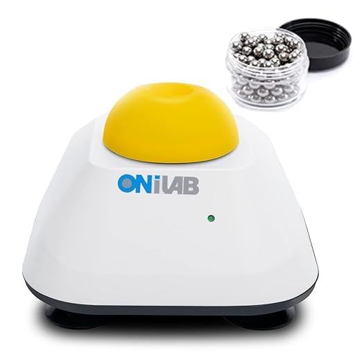 Miniatura 1 de ONiLAB Mini mezclador de vórtice con función táctil, mezcla de laboratorio, esmalte de uñas, adhesivos de pestañas y mezcla de pinturas acrílicas,