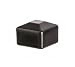 Produktbild Zaunpfahlkappe 70x70 mm 1 Stück Schwarz Pfostenkappe quadratisch Zaunpfostenkappen Zaunabdeckung Kunststoff Deckel Zaunkappen 7x7 cm EMFA ®