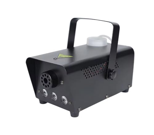 Yasta Macchina del Fumo Portatile 500W con 3 LED RGB Effetto Nebbia e Fumo Finto per DJ, Feste, Party, Palco Con Telecomando Senza Fili Ideale per Halloween, Natale e Luci Discoteca