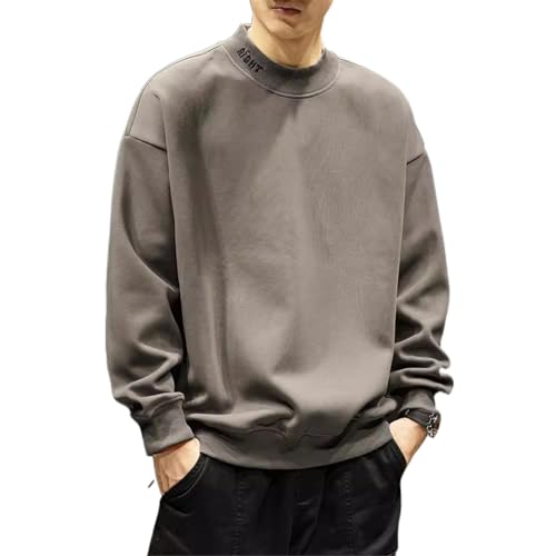 Sweat-shirt à demi-col roulé pour hommes GUOYUXIAO en style américain