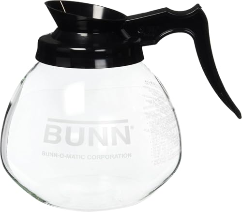 Generic Supply Depot Compatible with BUNN 12 Cup Standard Decanter Coffee Pot, Clear/Black, large, BP2580263636 by Generic - Used condition - US$20.82