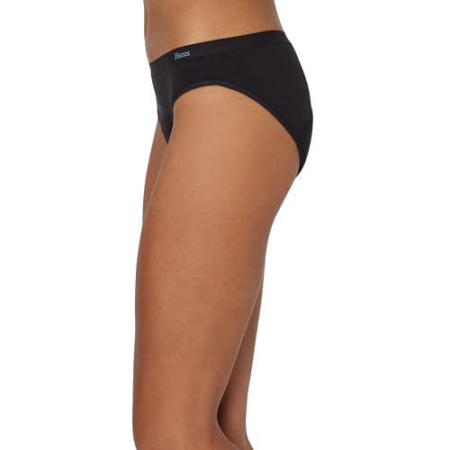 Hanes Women's Comfort, Bikini, Super Leaks Post-partum & Period Underwear, 3-Pack3