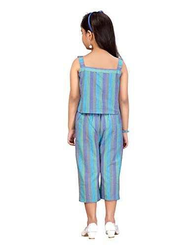 Image of Aarika Girls Blue Color Top and Pant