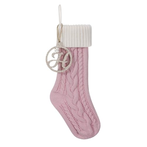 Yehnois Personalized Pink Knit Christmas...