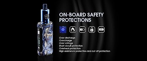 INNOKIN Adept Zlide Vaping Kit, Waterproof, IP67, Equipped with Zlide Tank, Z Coil Compatible, Long Lasting Battery, E Cigarettes, E Cig, Starter Kit, Innokin Vaping, No Nicotine (Ocean) - Image 2