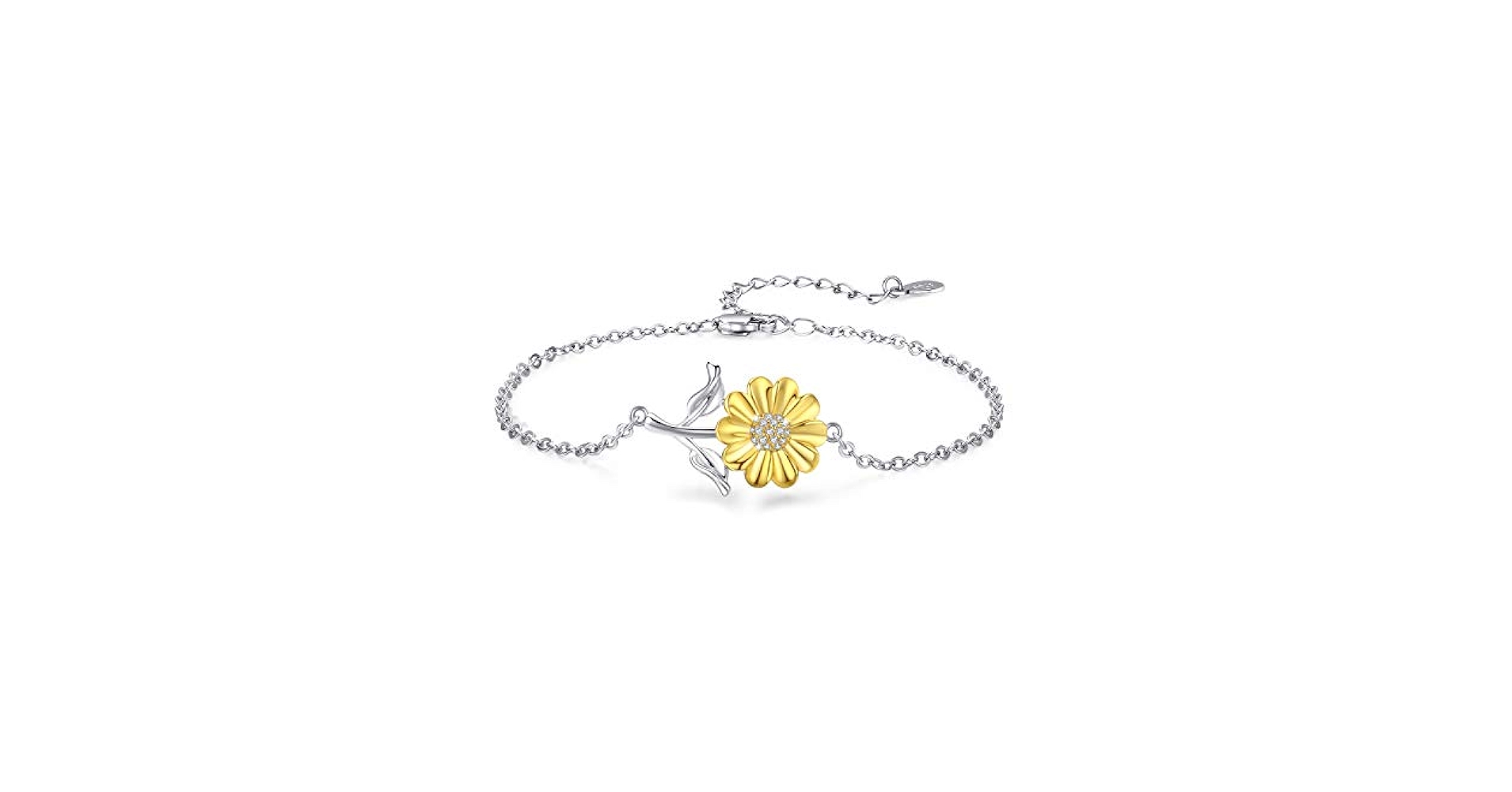SILVER925 SUNFLOWER MOTIF BRACELET/シルバー Amazon.com: Cuoka Sunflower Bracelet 925 Sterling Silver You