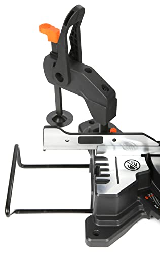 WEN MM0713 9.5-Amp 7.25-Inch Single Bevel Compact Sliding Compound Miter Saw with LED Cutline Guide, Black thumbnail 11