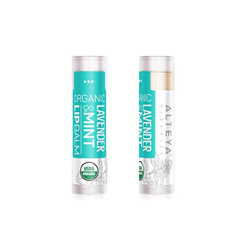 Alteya Organic Lippenbalsem Lavendel & Munt 4.5g - USDA Biologisch Gecertificeerde Puur Natuurlijke Lipverzorging op… - Afbeelding 3
