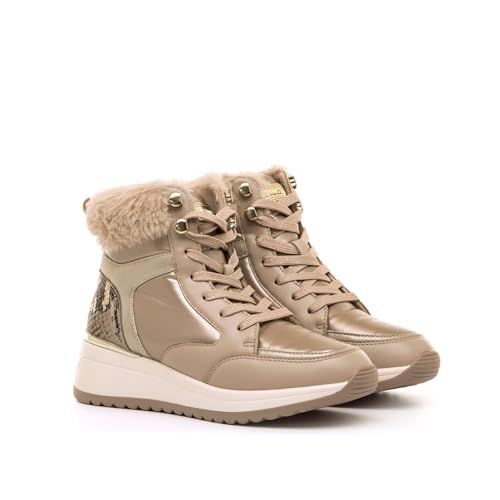 Mariamare Para Mujer. 63635 Botines Salerno Beige (38), Plano, 1 A 3Cm, Cremallera, Casual - 5
