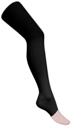Caresox NiteSox Overnight Sleep Vein Support Compression Socks, Black, Medium - NS9011