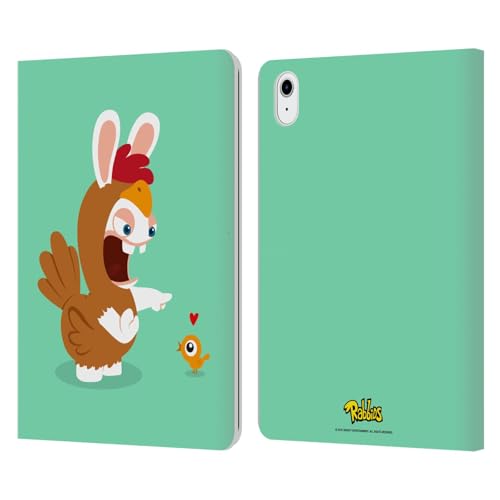 Coque iPad Air 2020/2022 Rabbids Poulet antichoc avec porte-cartes