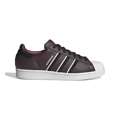 Image of adidas Originals Mens Superstar Shadow Maroon /Shadow Red /Black 9.5