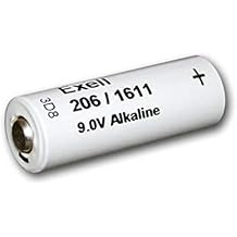Exell Battery 206A Replaces TR-126, Eveready 206, Mallory 206 NSN # 6135-00-933-4293