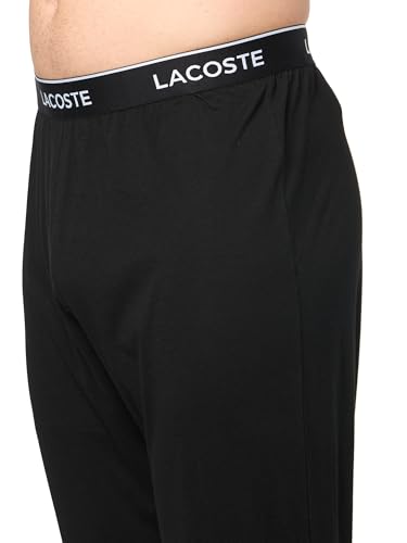 Lacoste mens Cotton Stretch Essentials Relaxed Fit Pajama Pants3