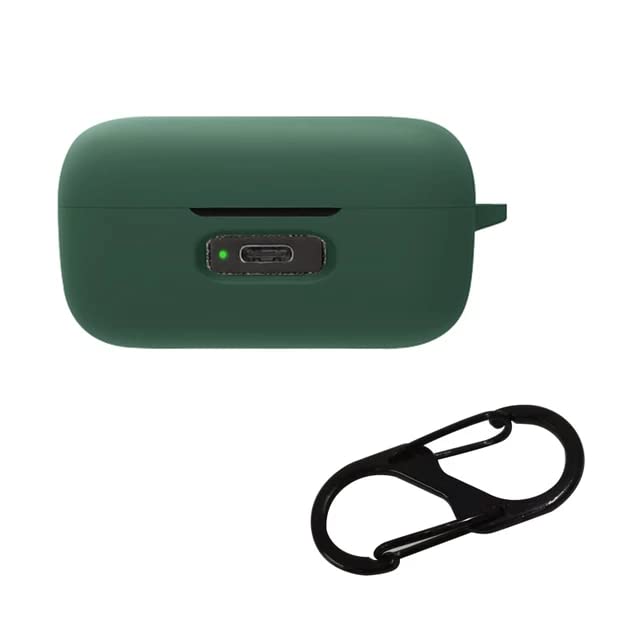 Grippie Soft Silicone Protective Cover Case Compatible with Sennheiser Momentum True Wireless 3 TWS Case (Green)