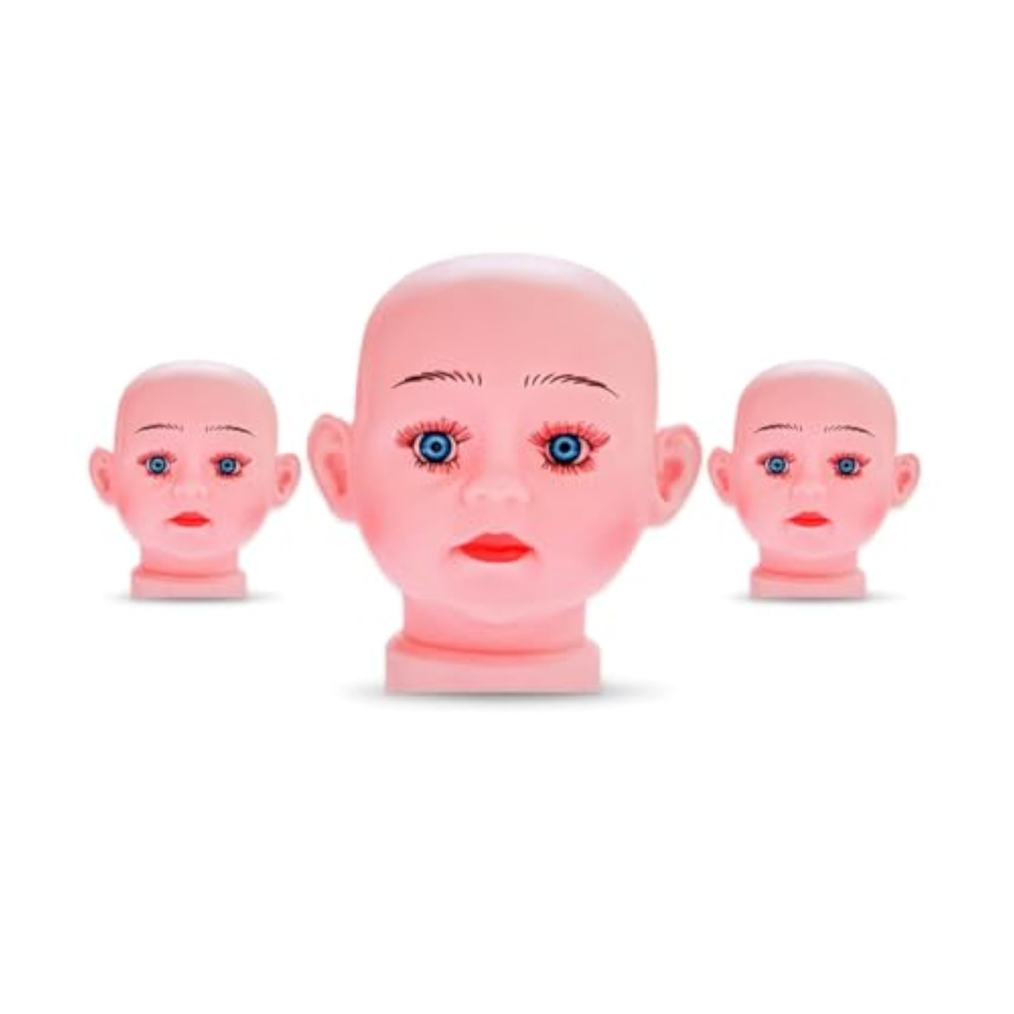 Baby Head Face Mannequin for Wig Display