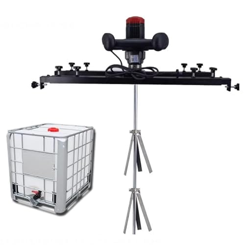 JAVPTAV IBC Paint Mixer – Powerful 3000W Electric Tank Mixer Machine with Support Hanger and Folding Propeller – Ideal for Ink Dissolver Agitator – Effortless Mixing