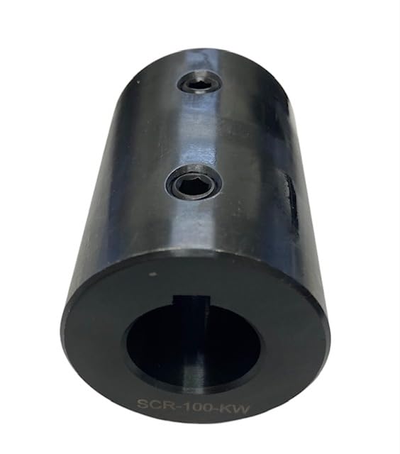 Summit Collars SCR-100-KW/1PK Solid Rigid Coupling – 1" ID, 2" Wide, 3" Long, Black Oxide with Keyway – Heavy-Duty RC-100-KW Precision Shaft Coupler for Industrial & Mechanical Applications by Summit Collars & Industrial Supply - Used condition - US$31.24