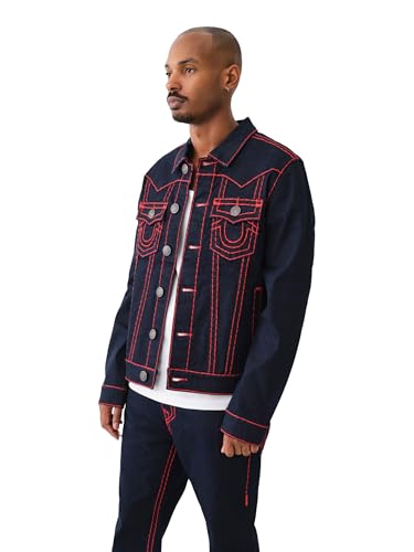 Image of True Religion Men's Jimmy Jacket Discharge Bandana, Black