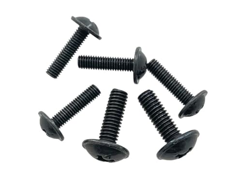M9 x 15mm TV Stand Bracket Mounting Type C Screws for Bush Hitachi (Pack of 6)