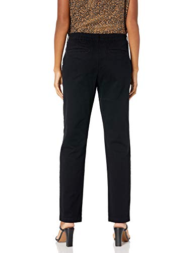 Gloria Vanderbilt Women's Rear Elastic High Waist Pleated Chino Pants2